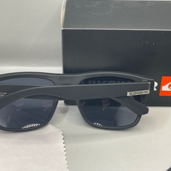 New Quiksilver Sunglass Set  Black with Silver QS Logo - Picture 4 of 4